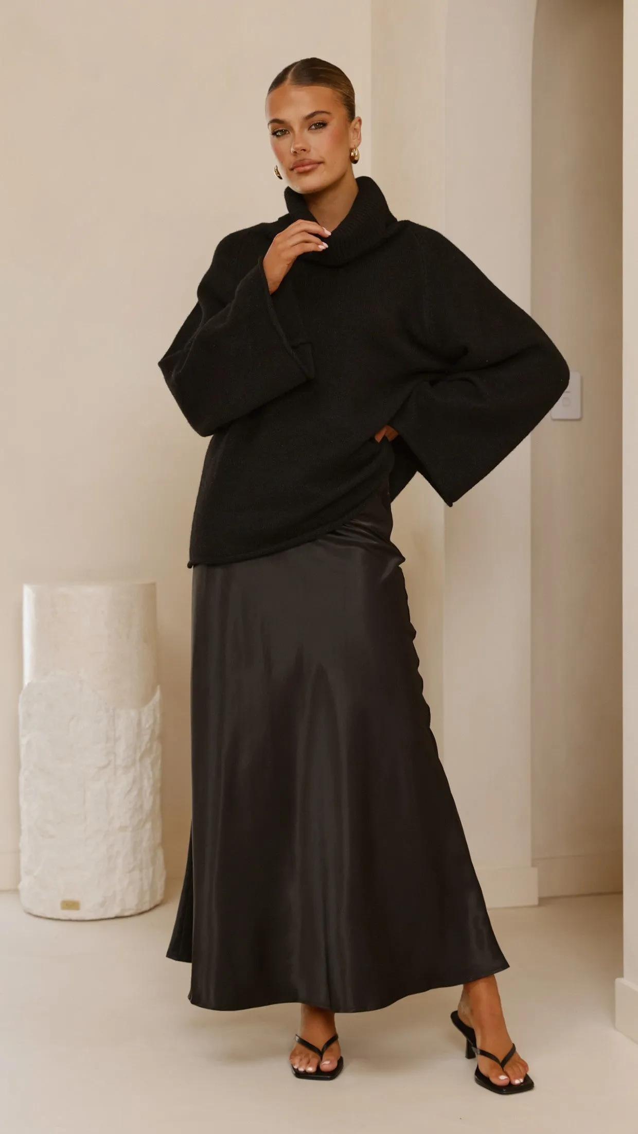 Jacques Knitted Jumper - Black