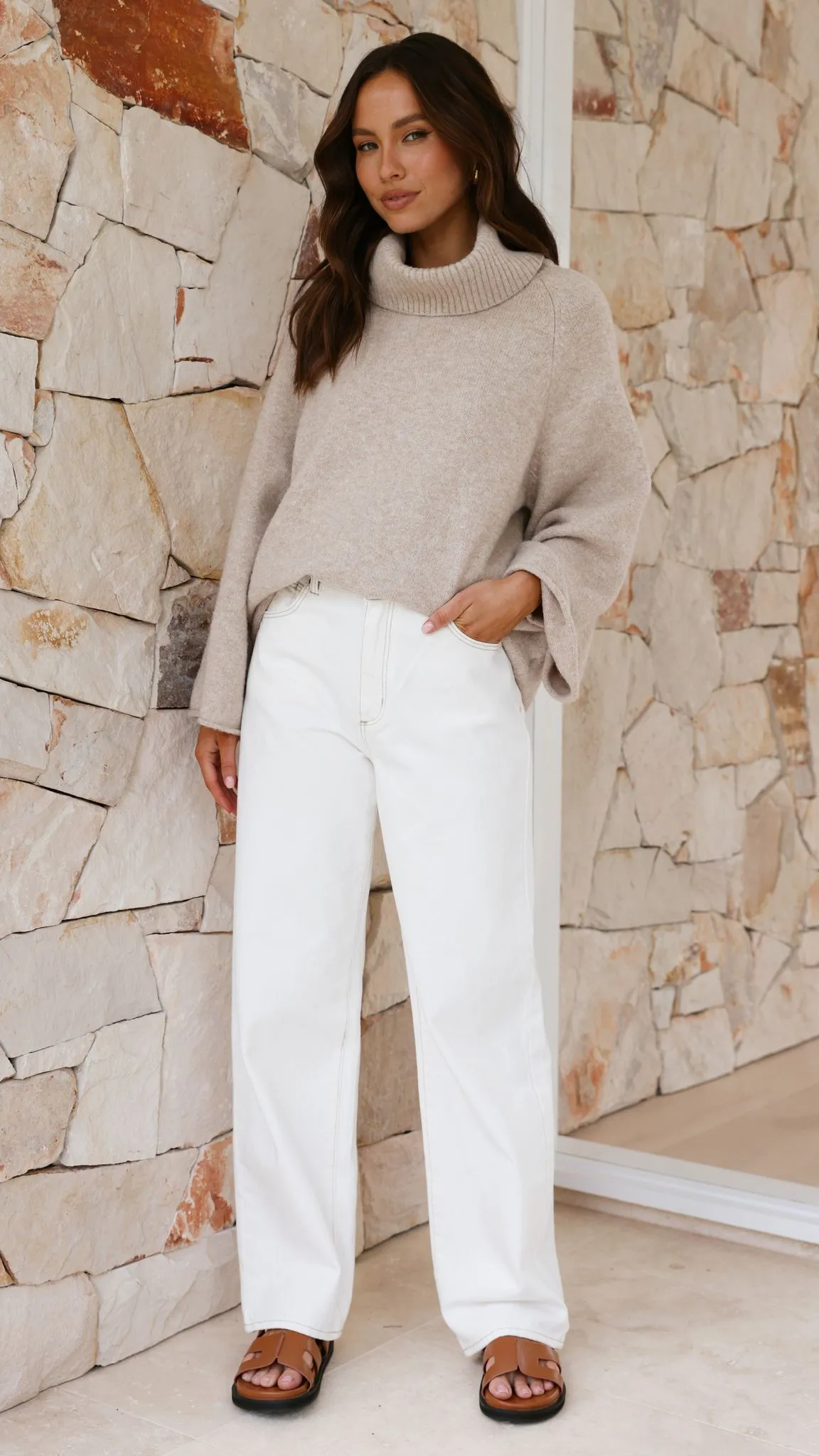 Jacques Knitted Jumper - Oatmeal