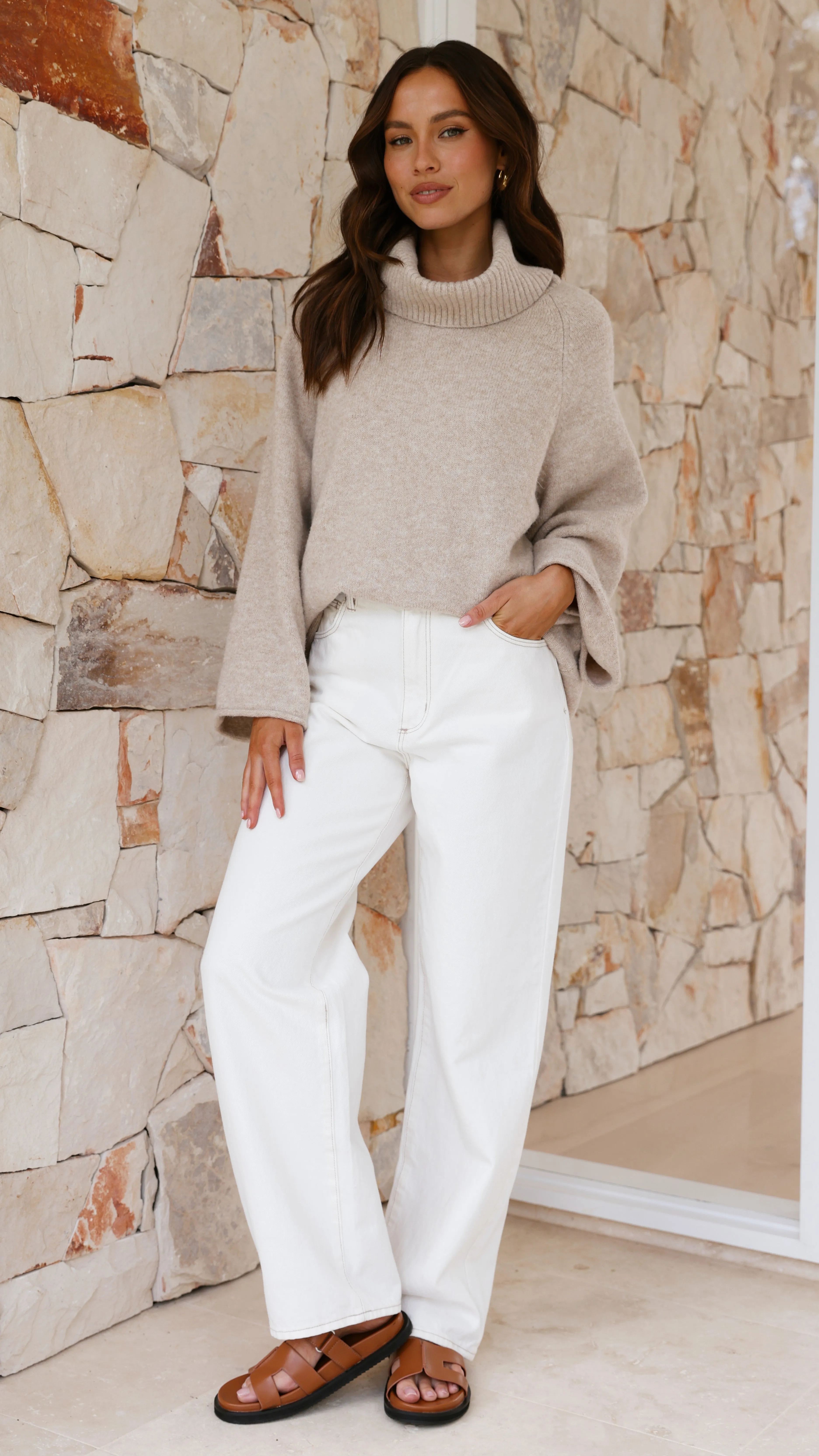 Jacques Knitted Jumper - Oatmeal