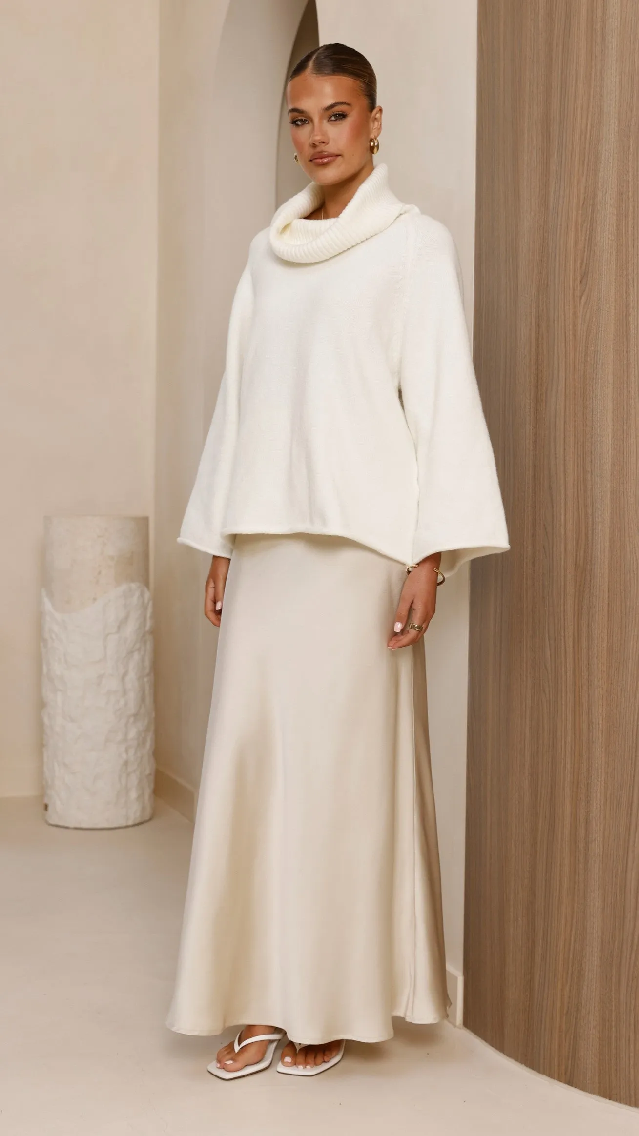 Jacques Knitted Jumper - White