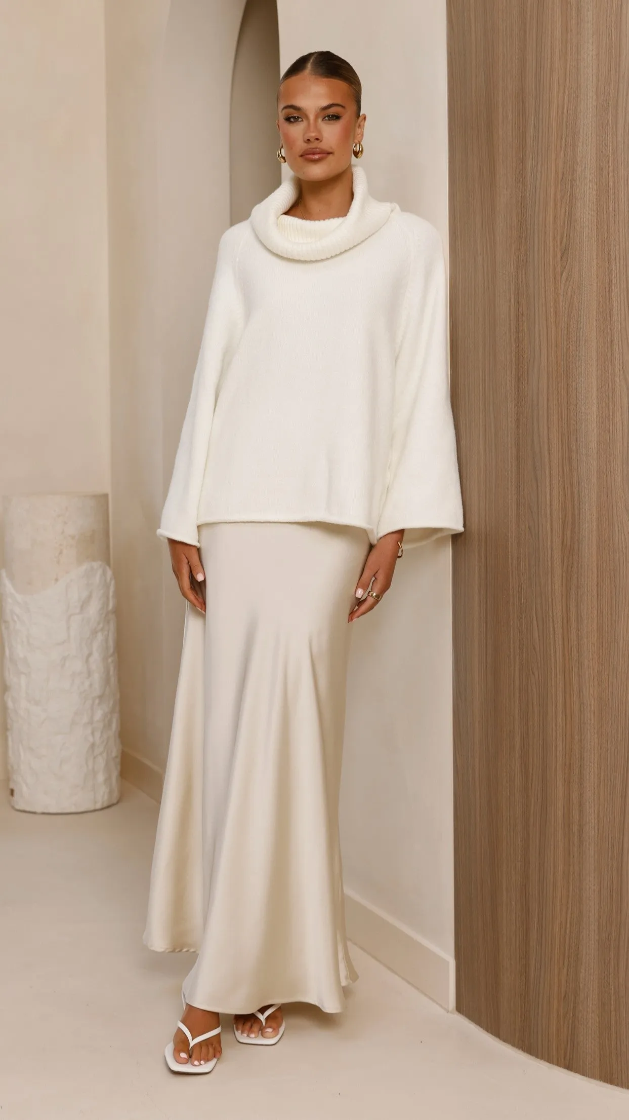 Jacques Knitted Jumper - White
