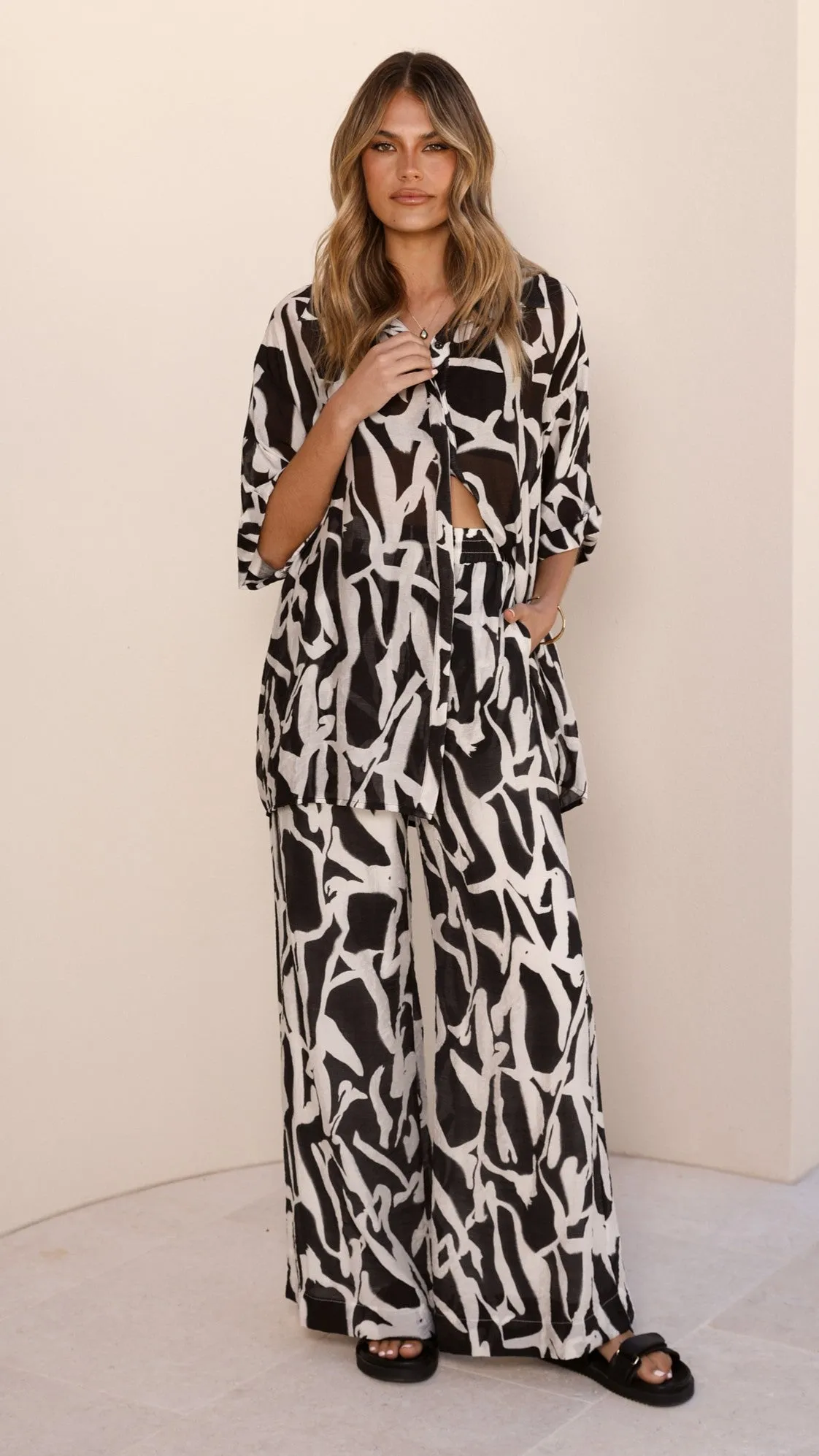 Jamerson Pants - Black/White