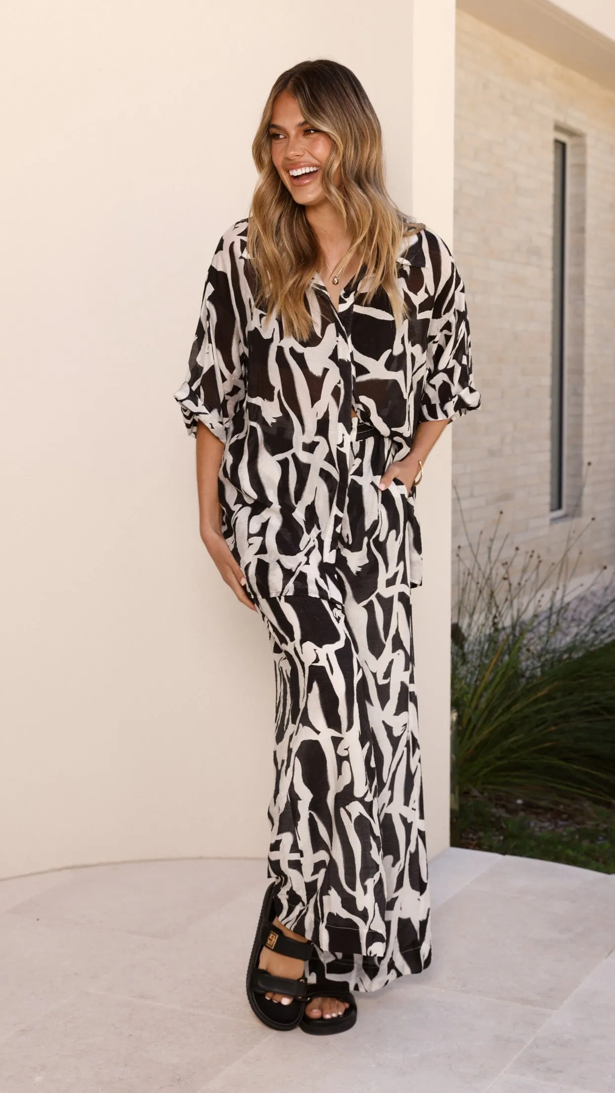 Jamerson Pants - Black/White