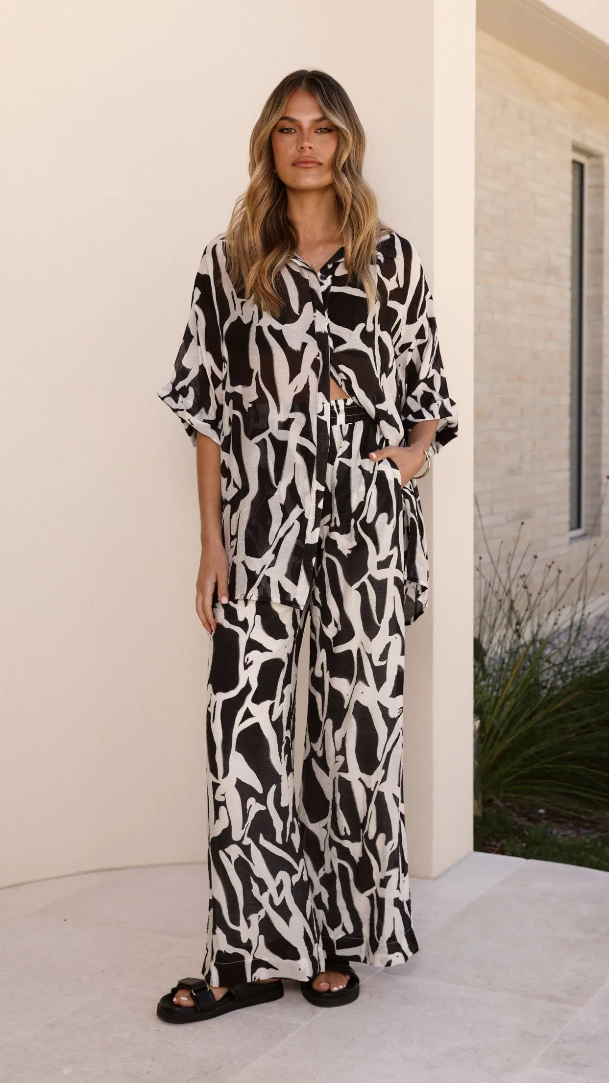Jamerson Pants - Black/White