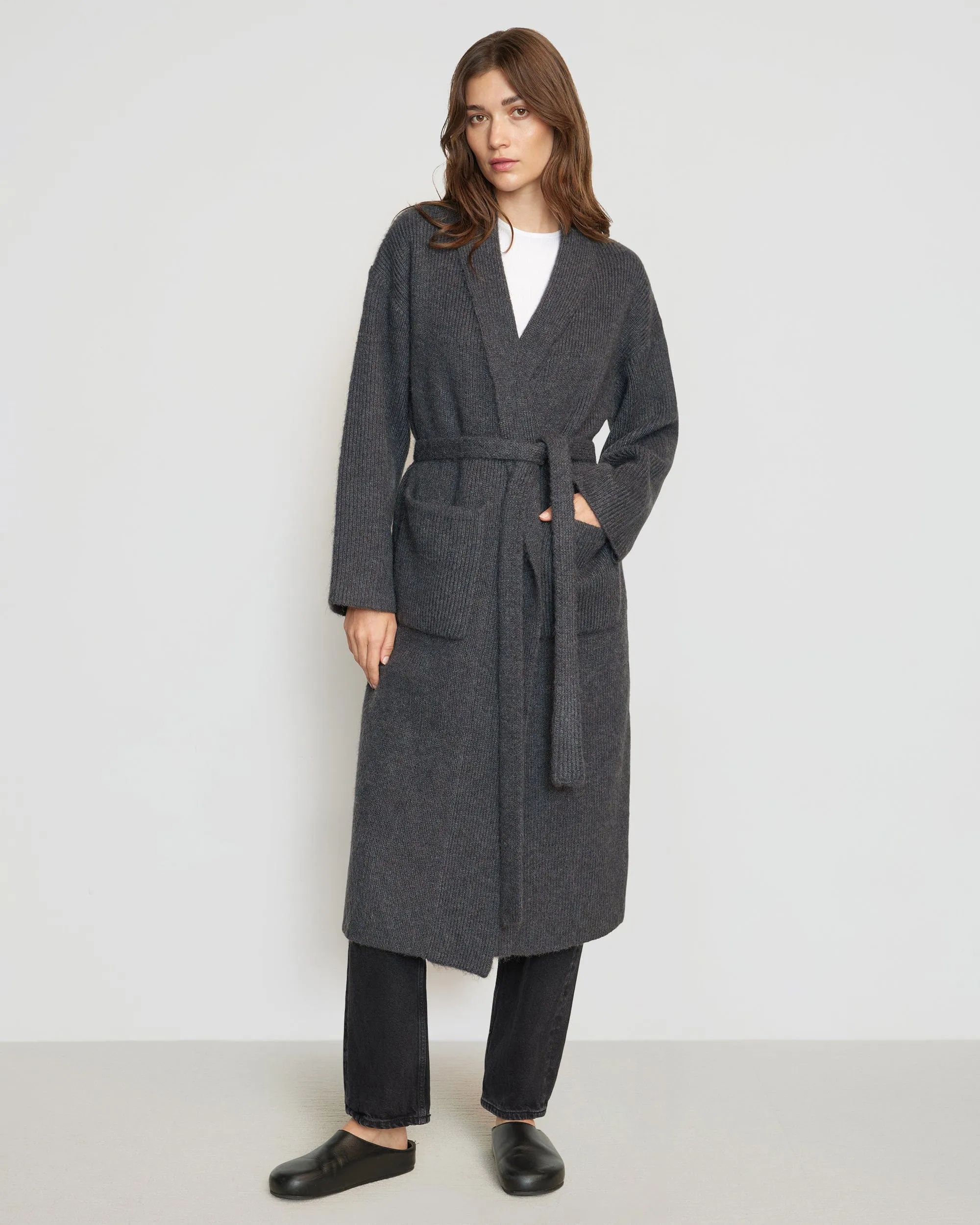 Jia Long Tie-Waist Cardigan