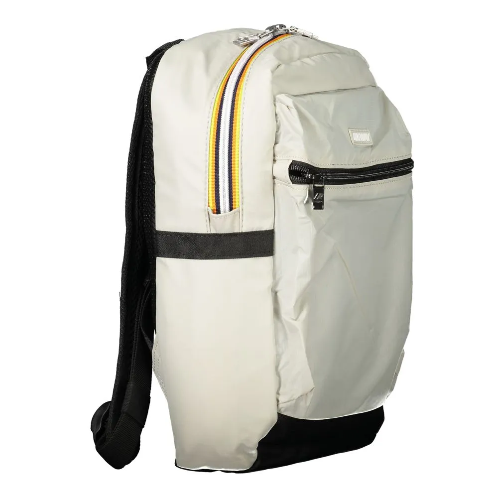 K-WAY Gray Polyamide Men Backpack