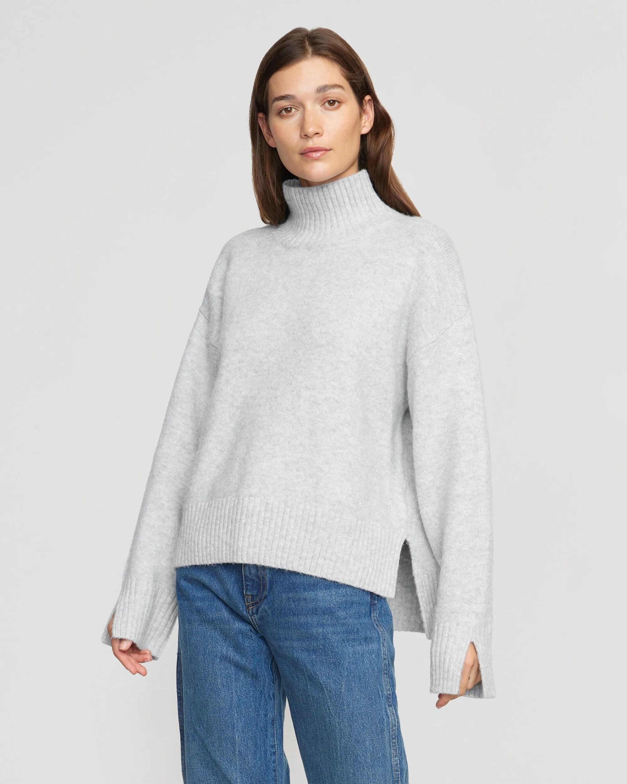 Karlie Oversized Turtleneck Sweater