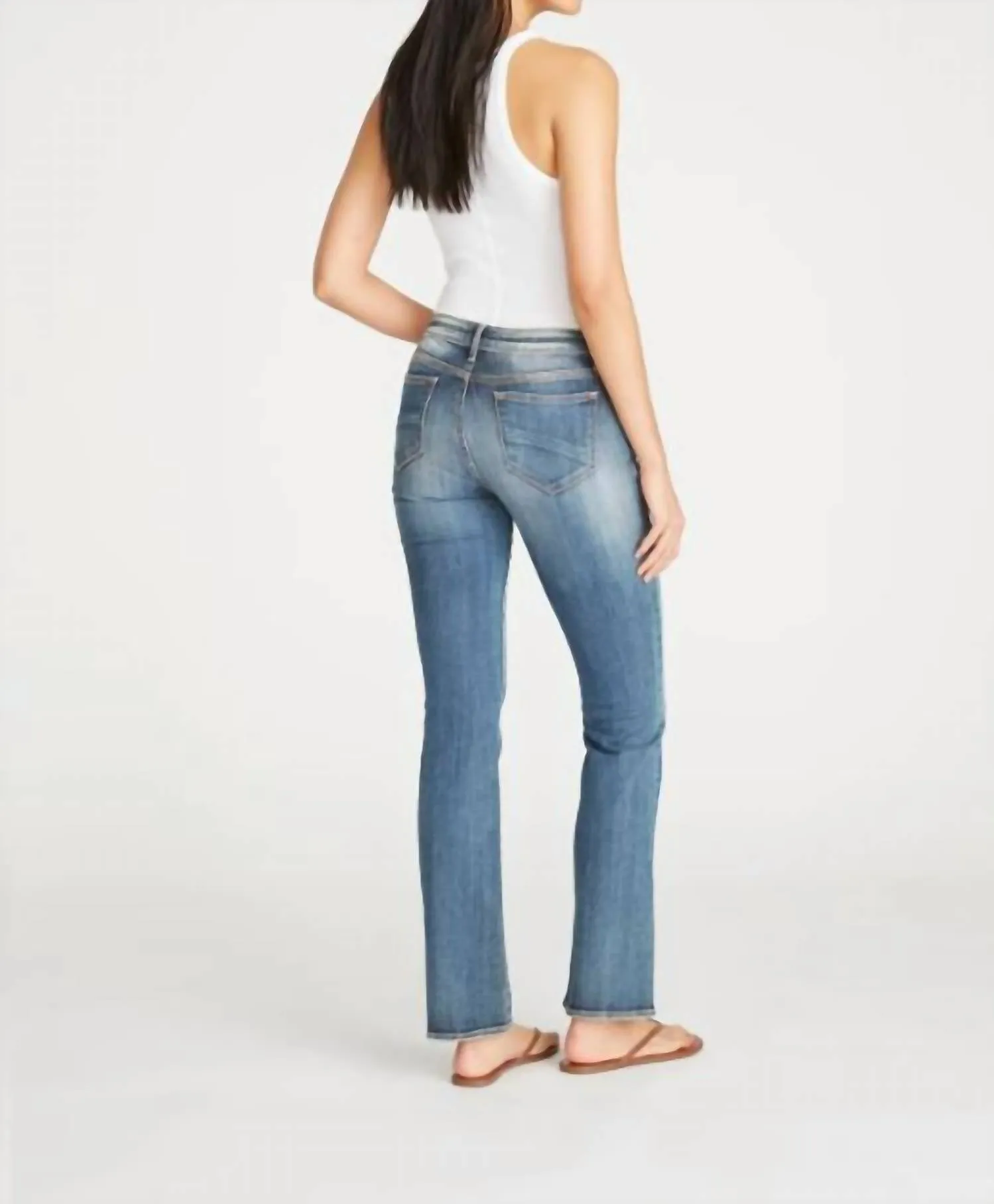 Kelly Bootcut In Mid Wash