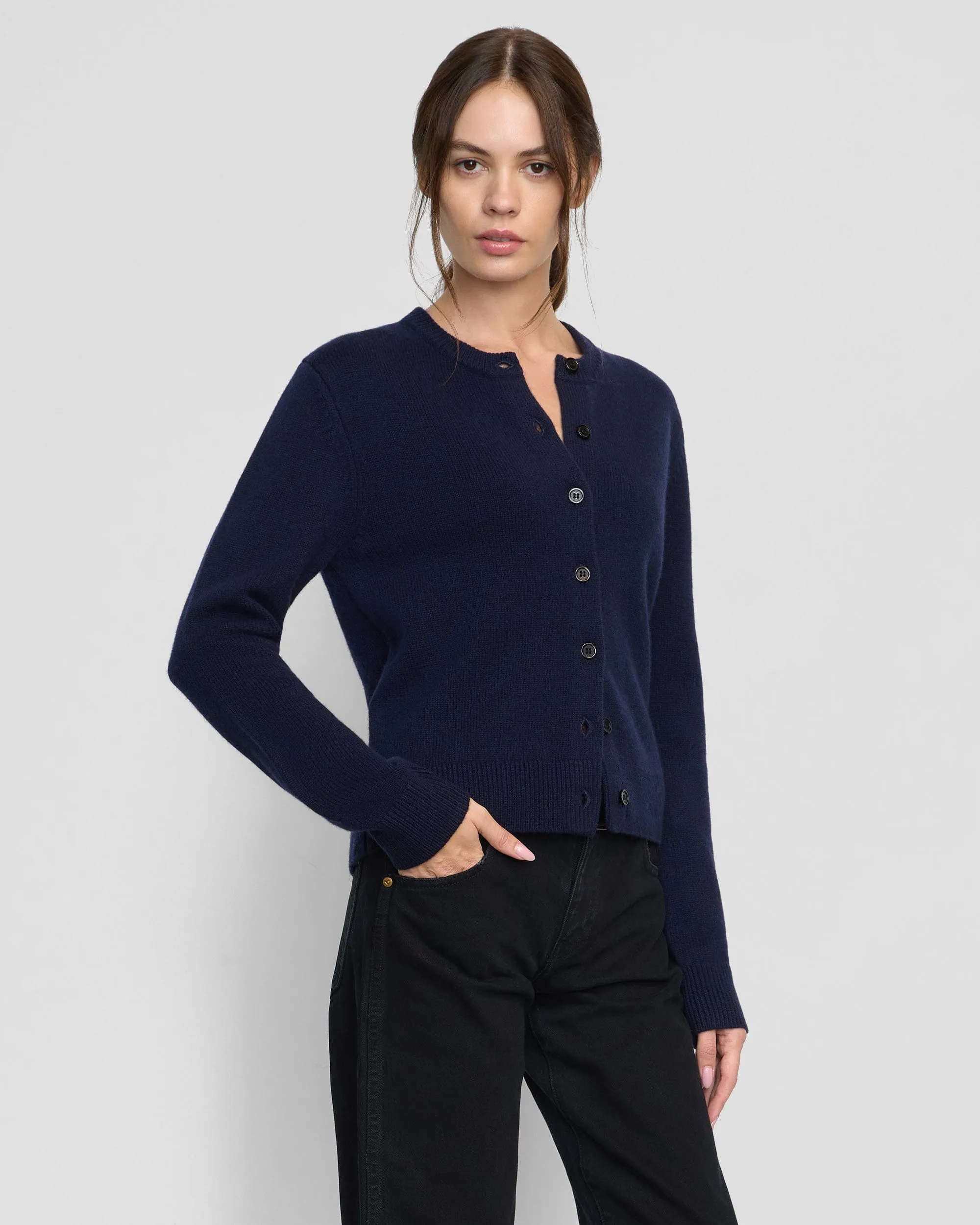 Kiran Wool-Cashmere Cardigan