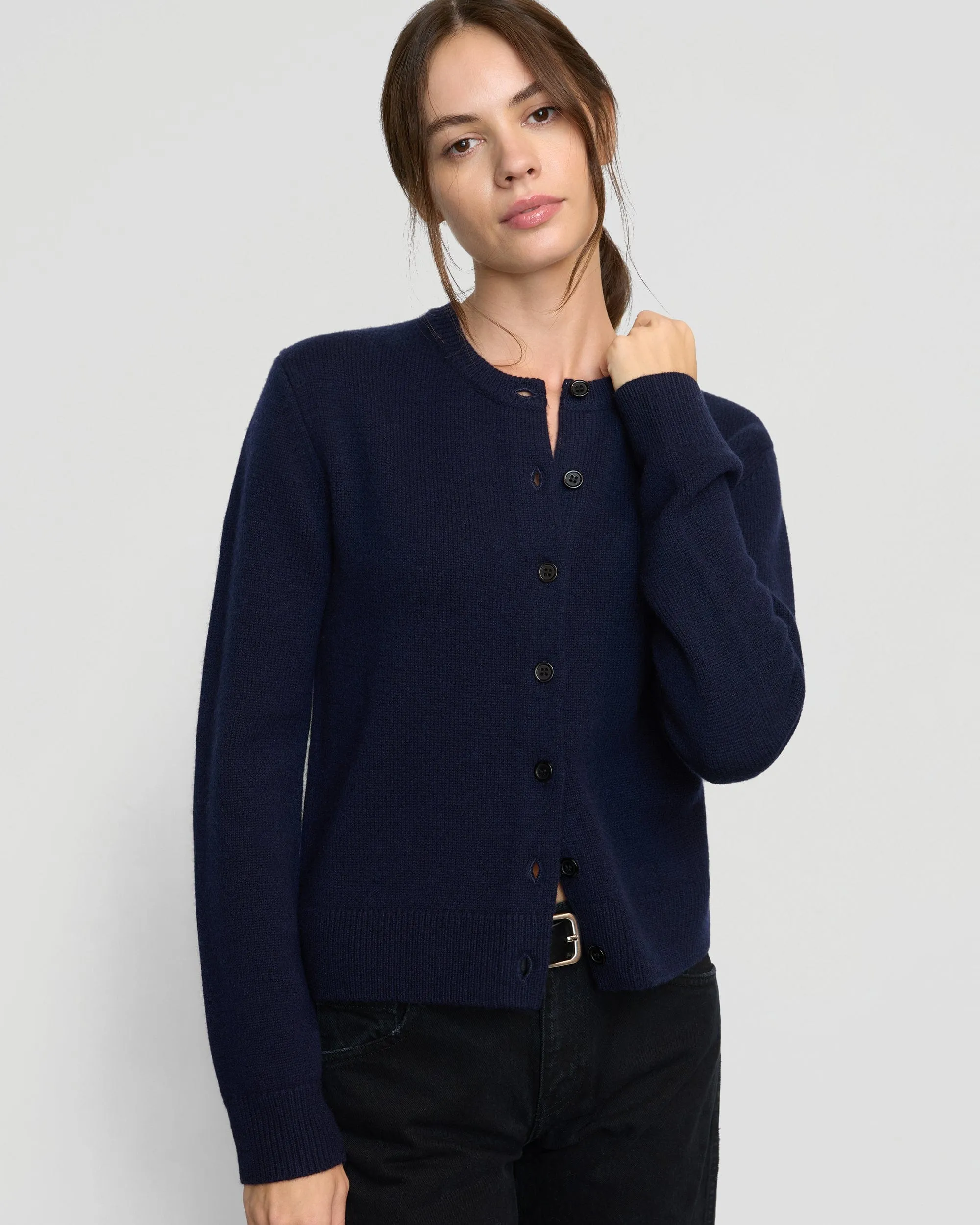 Kiran Wool-Cashmere Cardigan