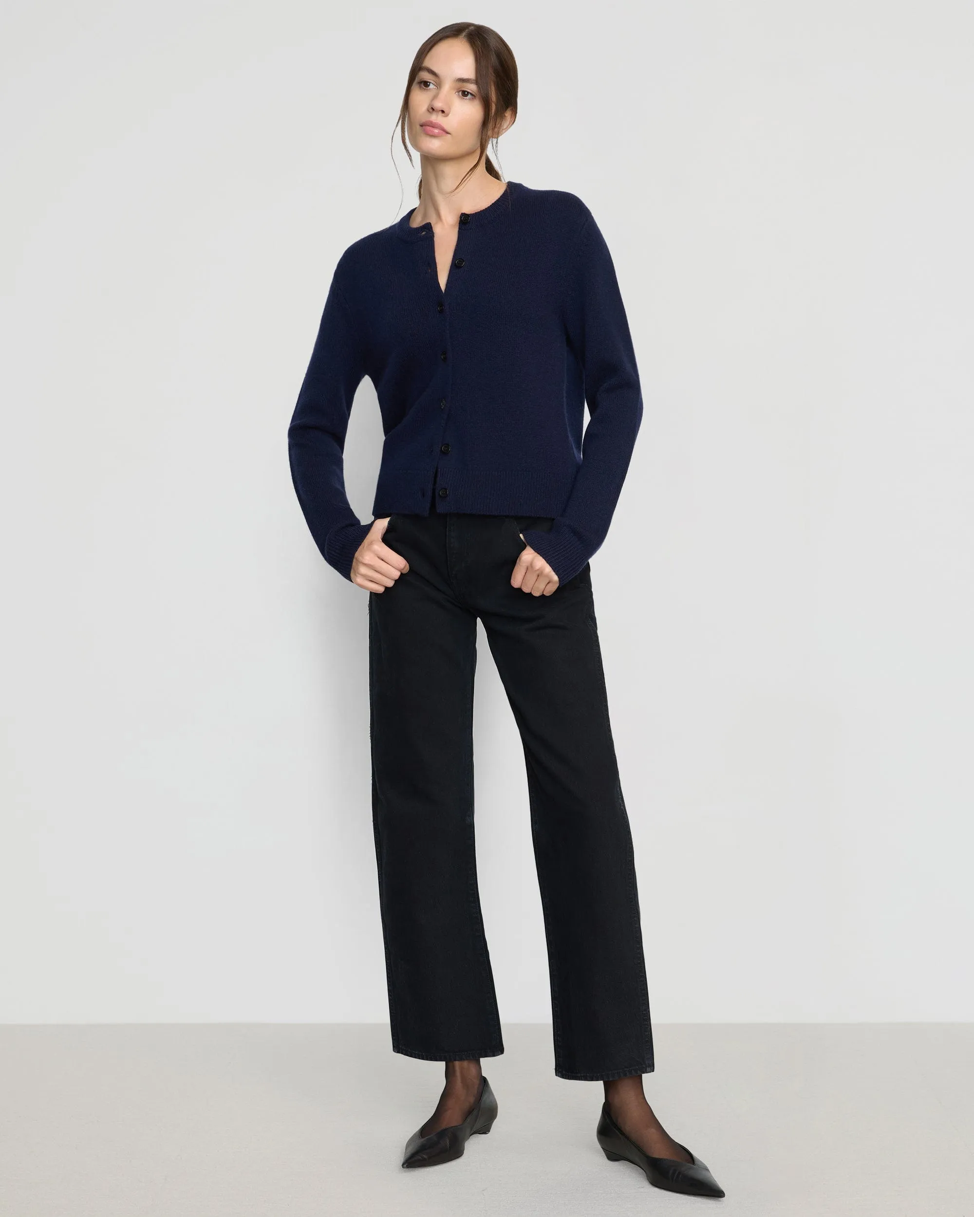 Kiran Wool-Cashmere Cardigan