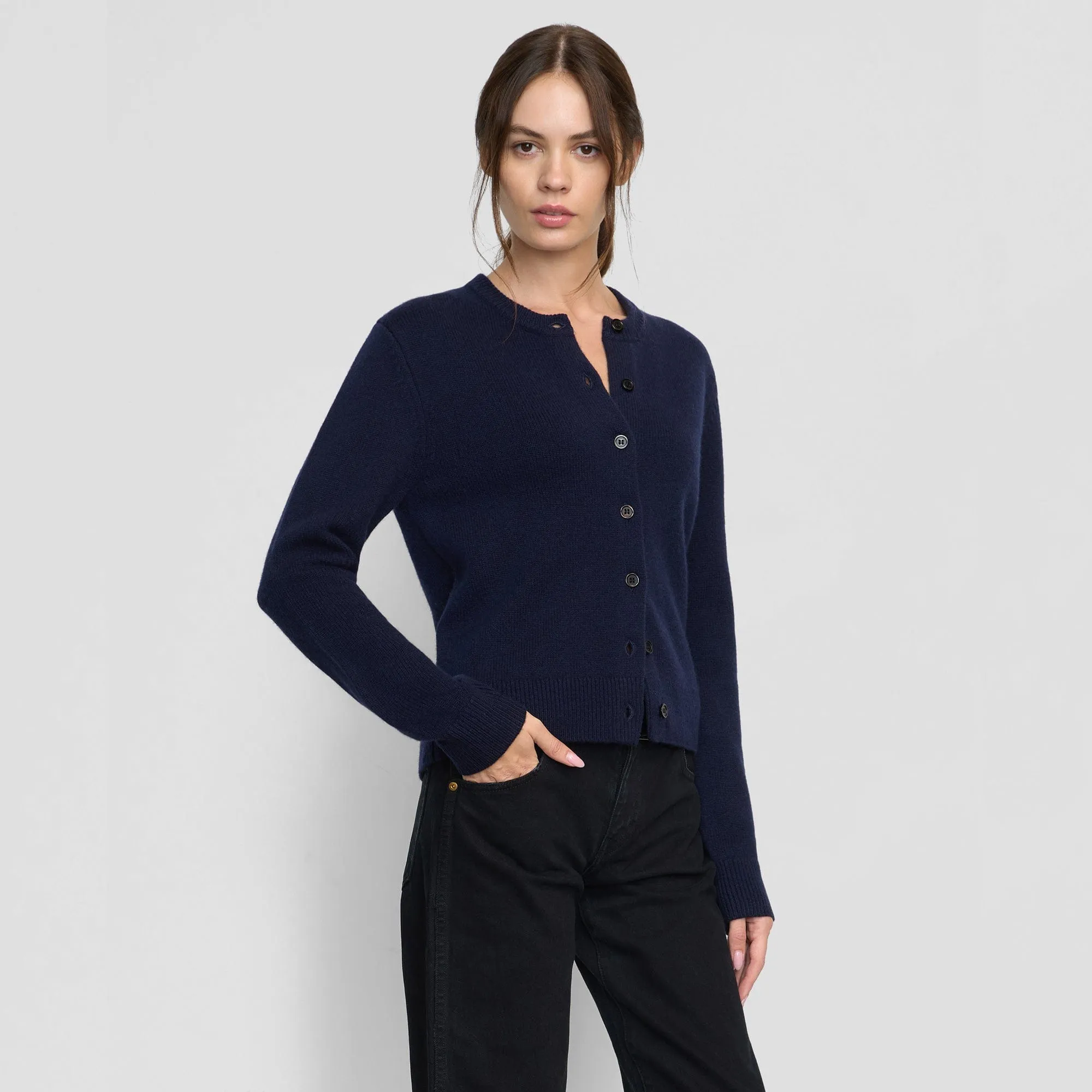Kiran Wool-Cashmere Cardigan