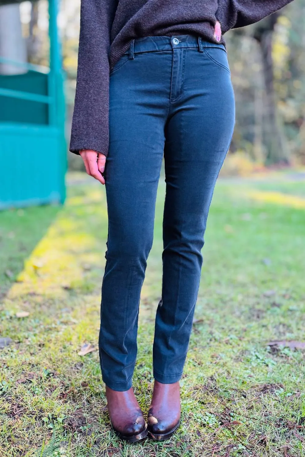 Knit Denim Ricki Jean In Grey