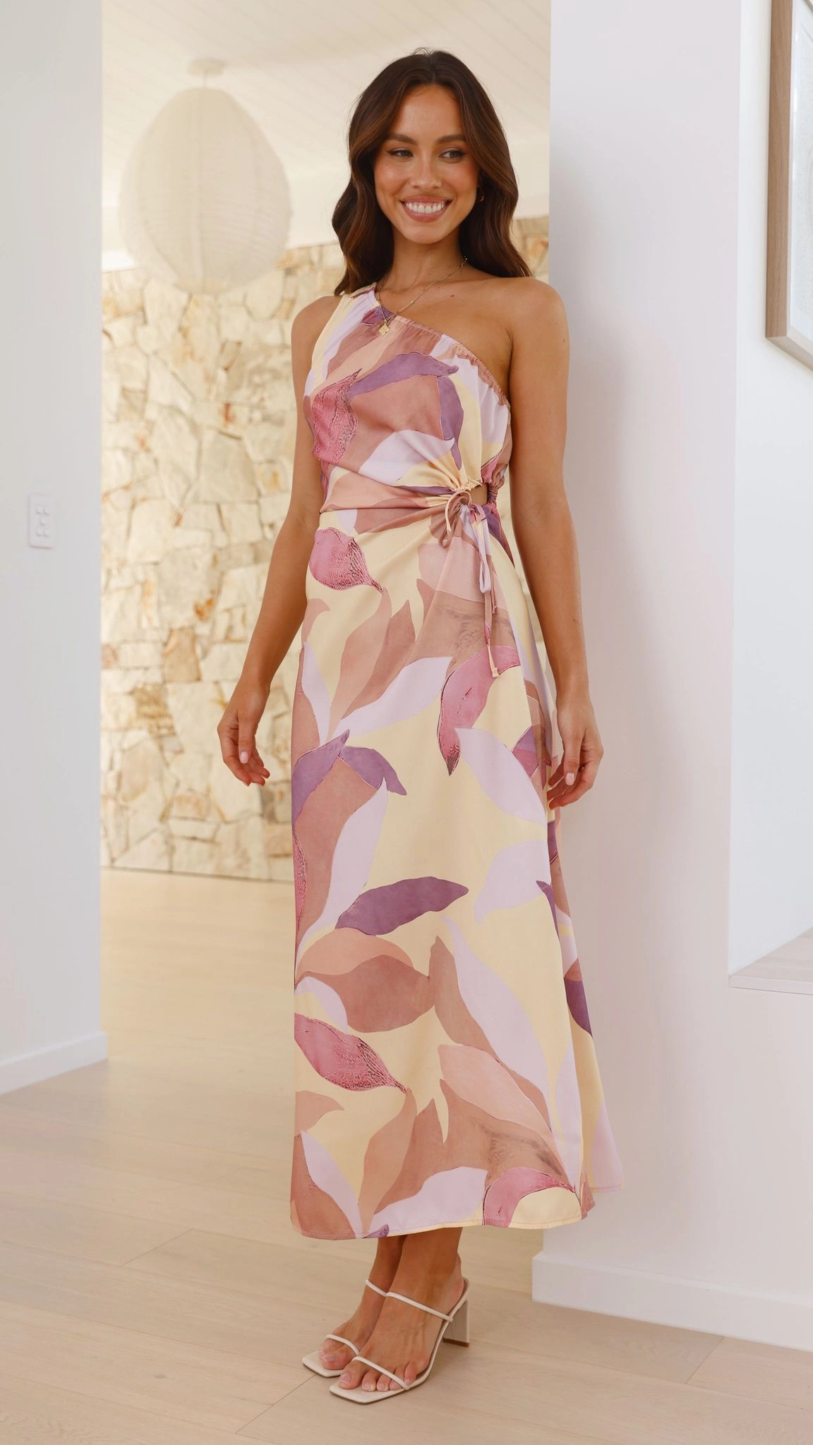 Lana Maxi Dress - Pink/Purple Floral