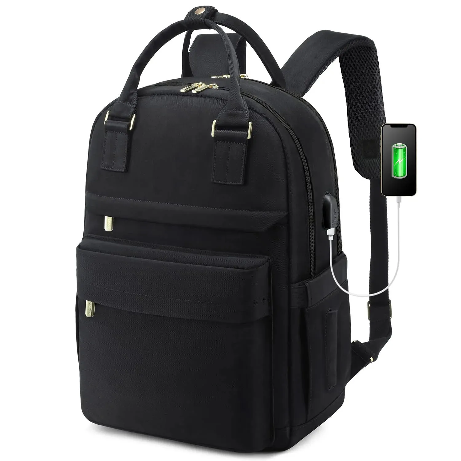 Laptop Backpack for Women ?C Stylish Waterproof Travel Bag with USB Port