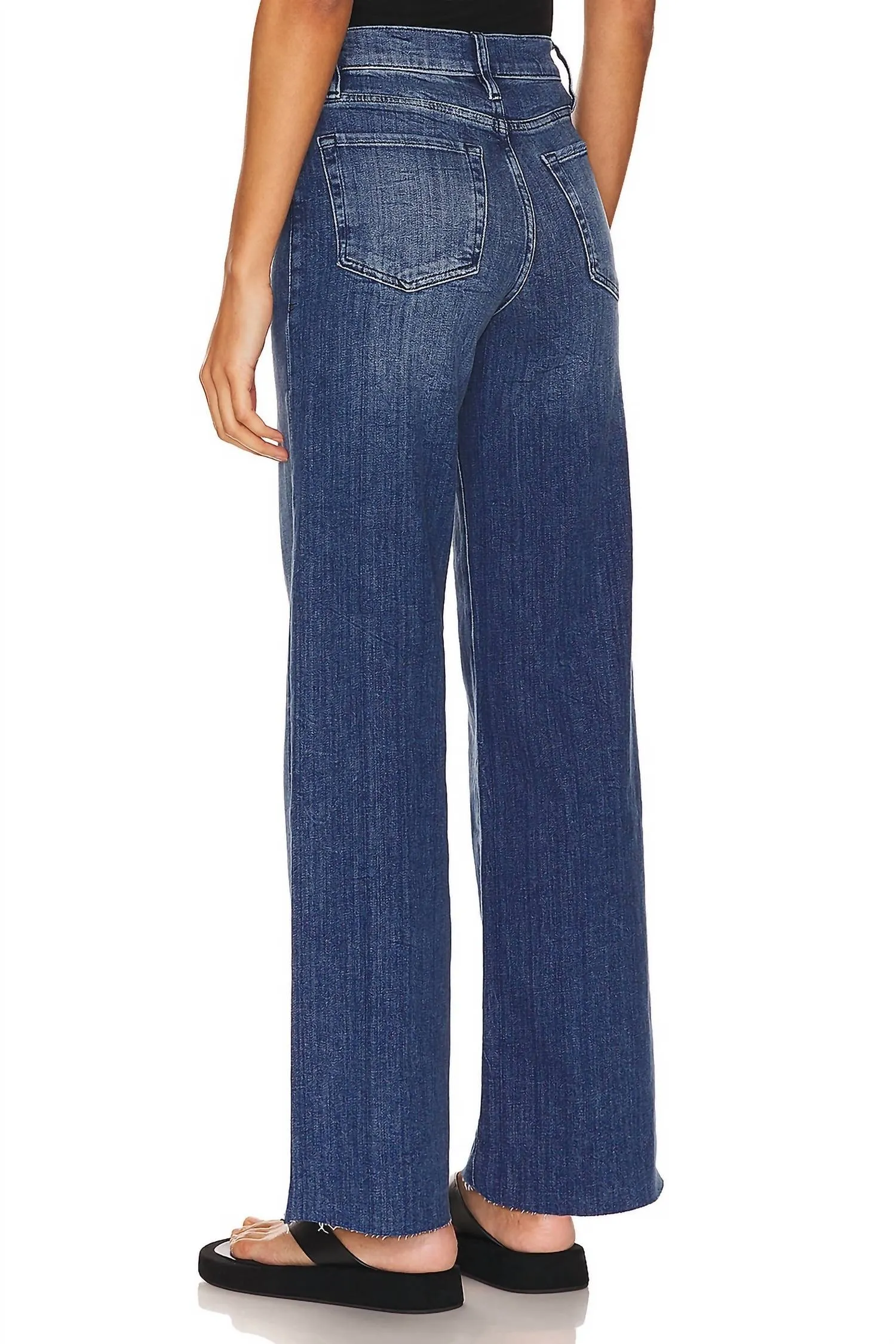 Le Slim Palazzo High Rise Jeans In Crossings