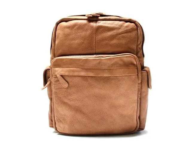 Leather Brown Mens Backpacks Cool Travel Backpack Laptop Backpack for men