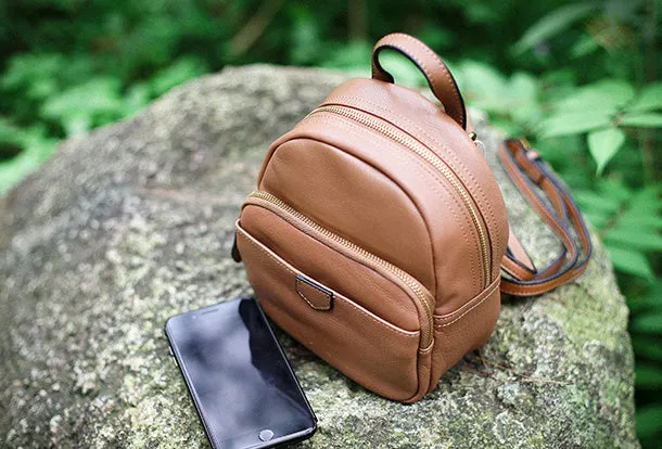 Leather Cute Womens Backpacks School Backpack Purse for Women