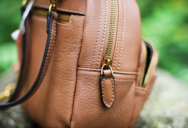 Leather Cute Womens Backpacks School Backpack Purse for Women