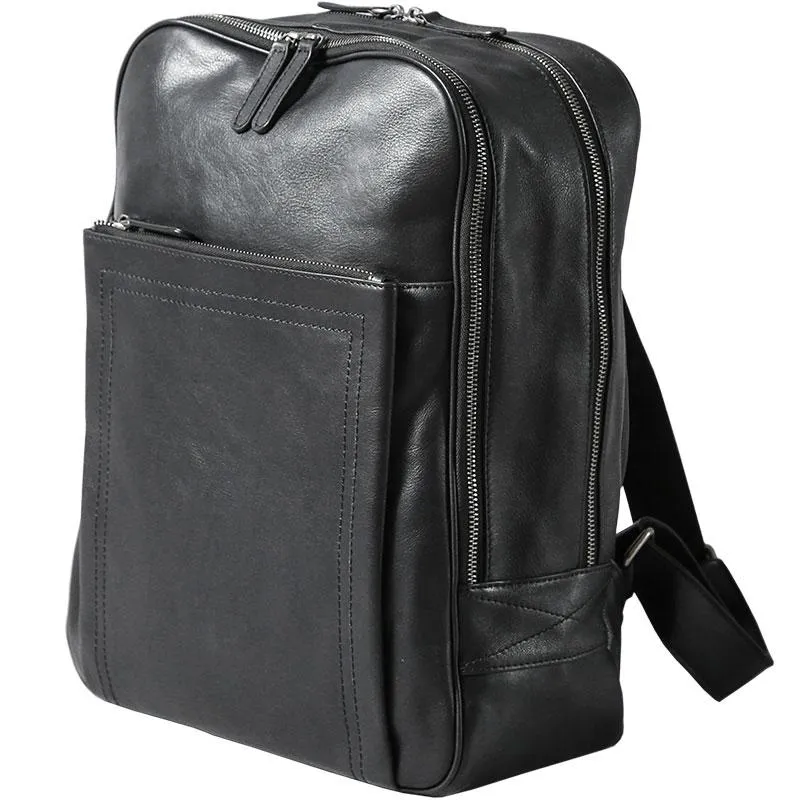 Leather Mens Cool Backpack Large Travel Bag Hiking Backpack for Men
