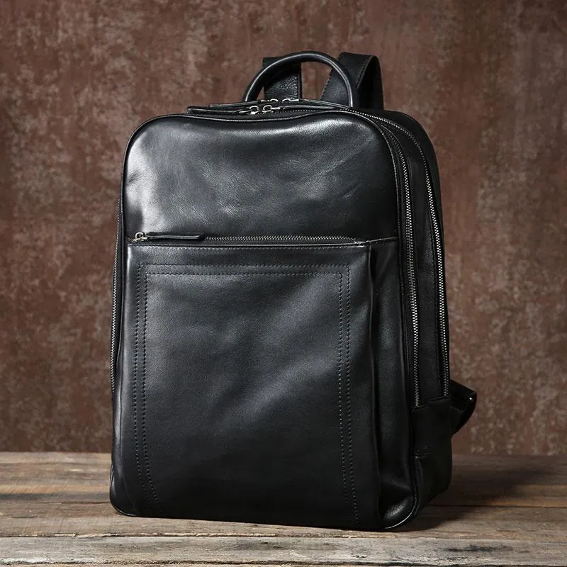 Leather Mens Cool Backpack Large Travel Bag Hiking Backpack for Men