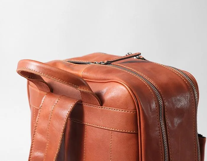Leather Mens Cool Backpack Large Travel Bag Hiking Backpack for Men