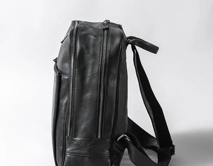 Leather Mens Cool Backpack Large Travel Bag Hiking Backpack for Men