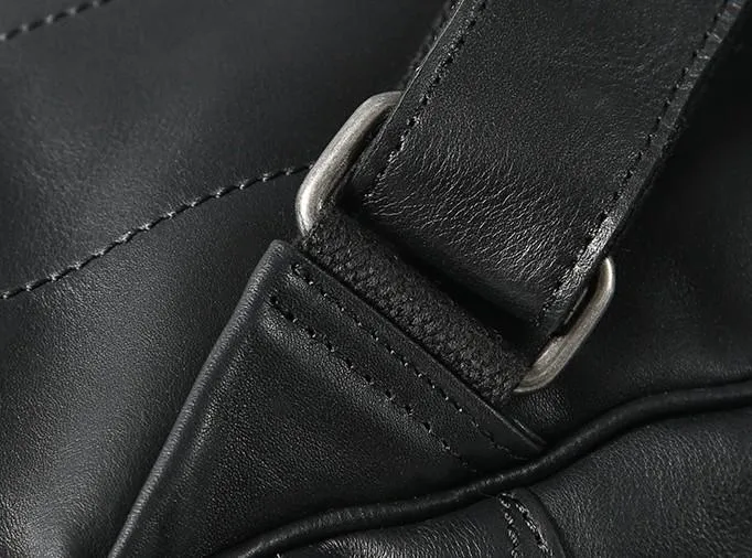 Leather Mens Cool Backpack Large Travel Bag Hiking Backpack for Men