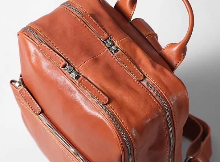 Leather Mens Cool Backpack Large Travel Bag Hiking Backpack for Men
