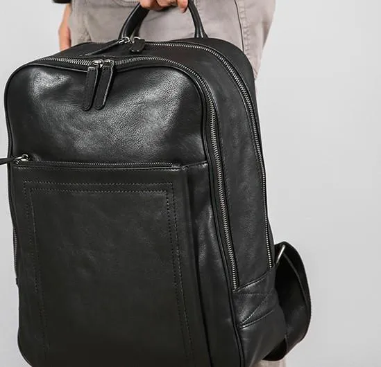 Leather Mens Cool Backpack Large Travel Bag Hiking Backpack for Men
