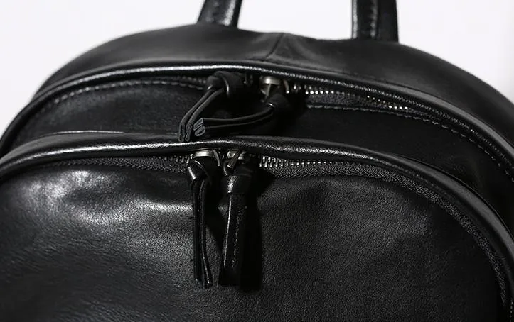 Leather Mens Cool Backpack Travel Backpack Hiking Backpack for Men