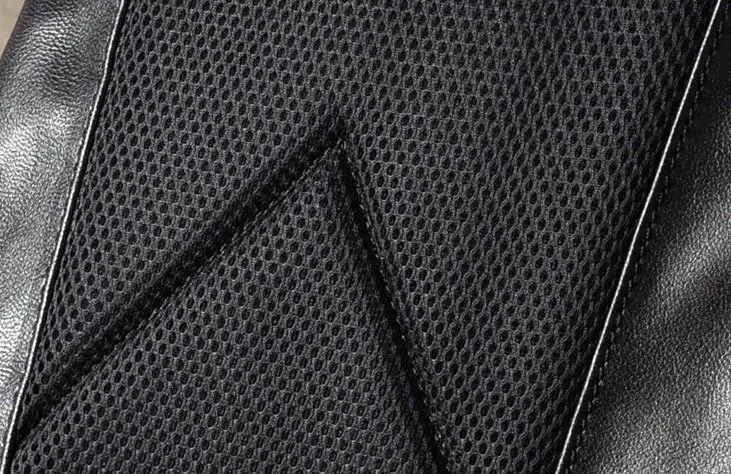 Leather Mens Cool Large Backpack Black Travel Backpacks Hiking Backpack for men