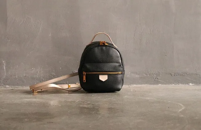 LEATHER Mini WOMEN Backpack Purse Small Backpack FOR WOMEN