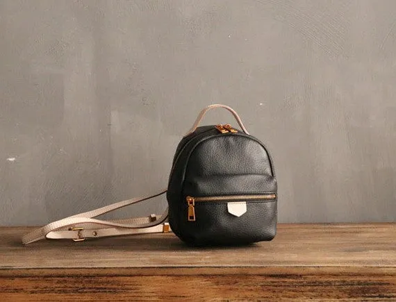 LEATHER Mini WOMEN Backpack Purse Small Backpack FOR WOMEN
