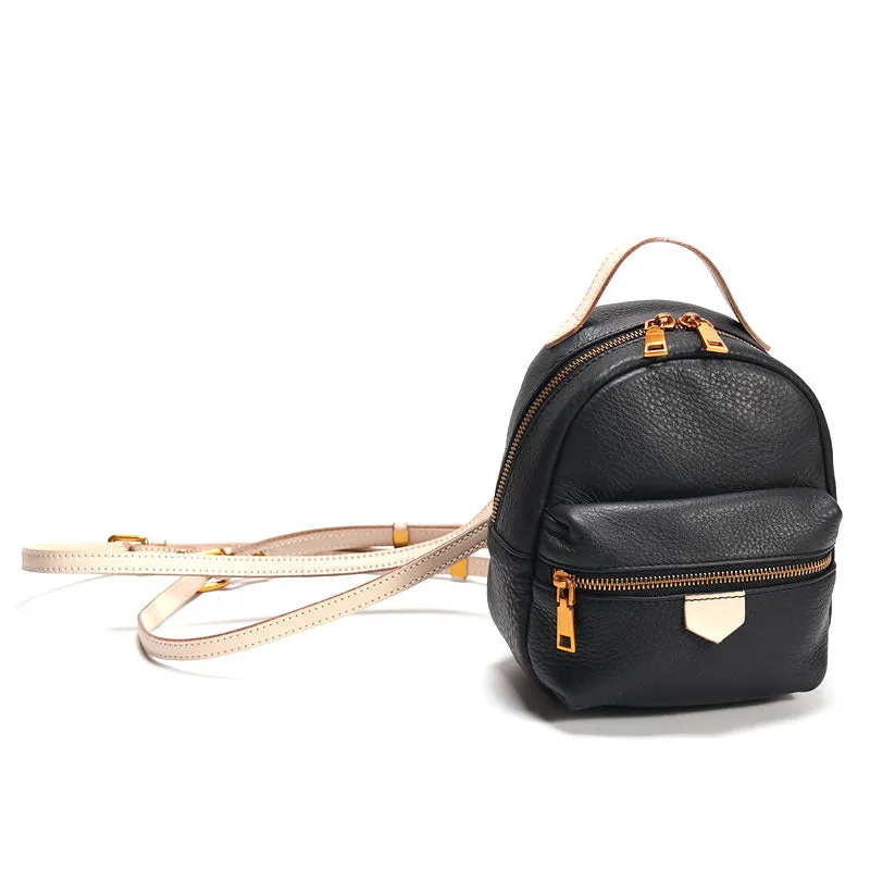 LEATHER Mini WOMEN Backpack Purse Small Backpack FOR WOMEN