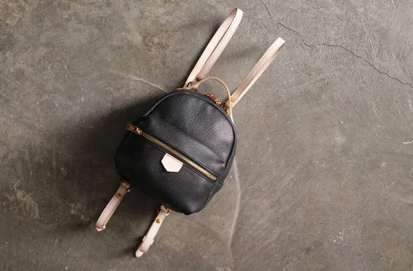 LEATHER Mini WOMEN Backpack Purse Small Backpack FOR WOMEN