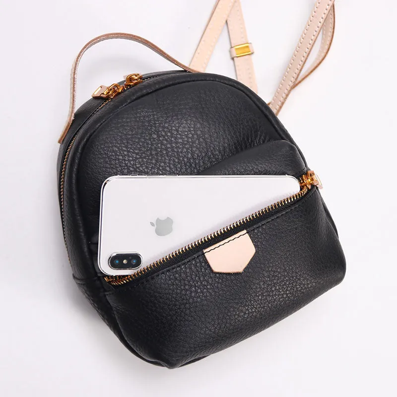 LEATHER Mini WOMEN Backpack Purse Small Backpack FOR WOMEN