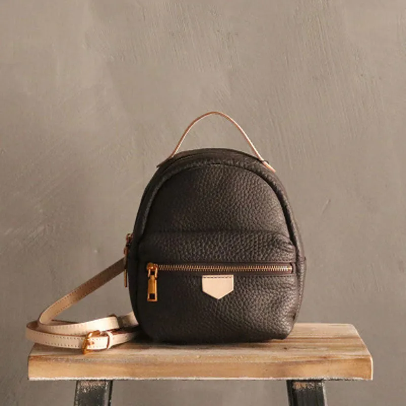 LEATHER Mini WOMEN Backpack Purse Small Backpack FOR WOMEN