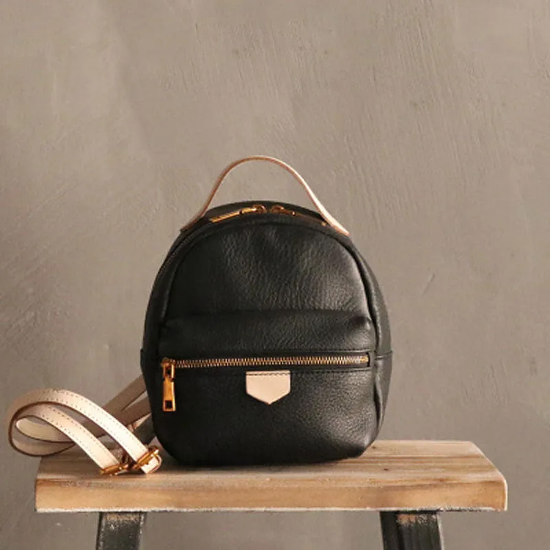 LEATHER Mini WOMEN Backpack Purse Small Backpack FOR WOMEN