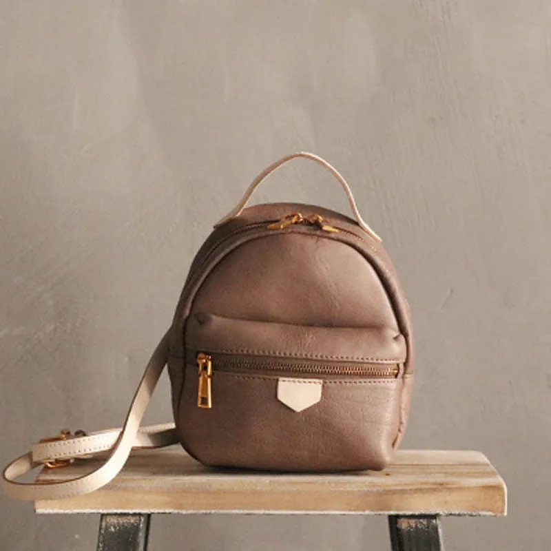 LEATHER Mini WOMEN Backpack Purse Small Backpack FOR WOMEN