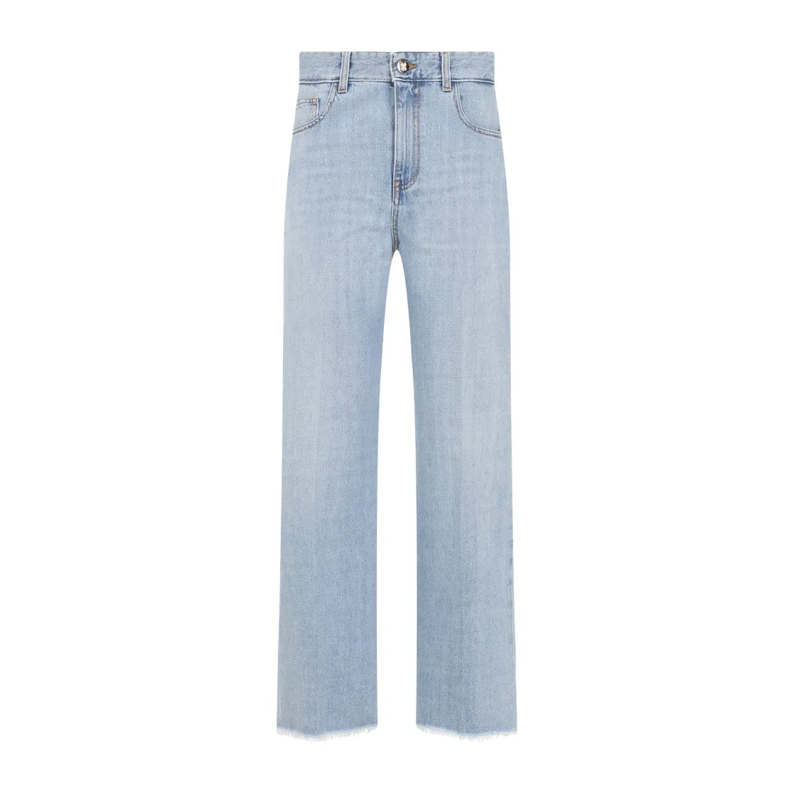 Light Blue Cotton Jeans