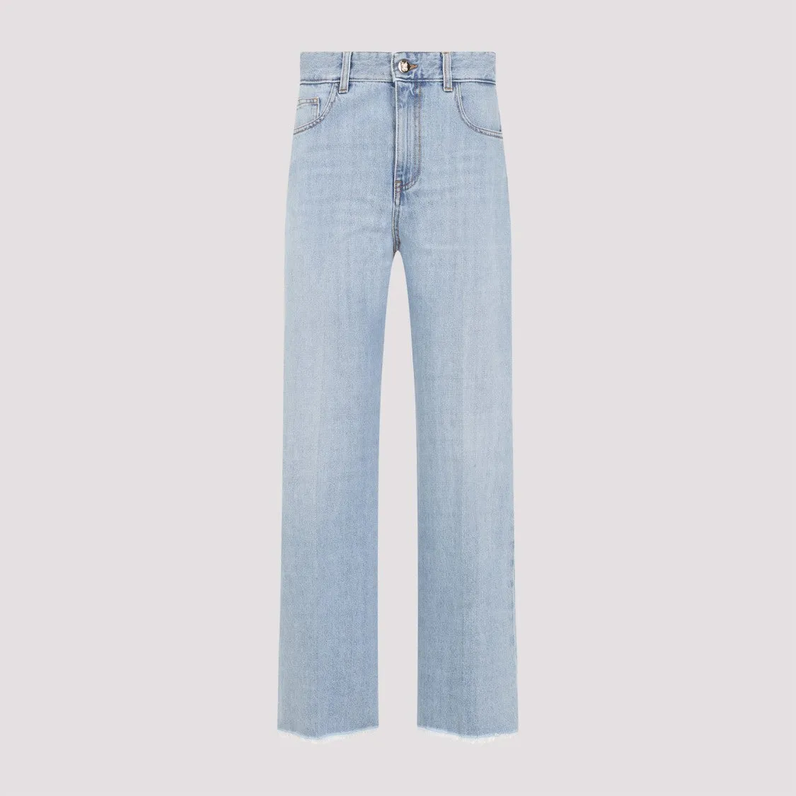 Light Blue Cotton Jeans