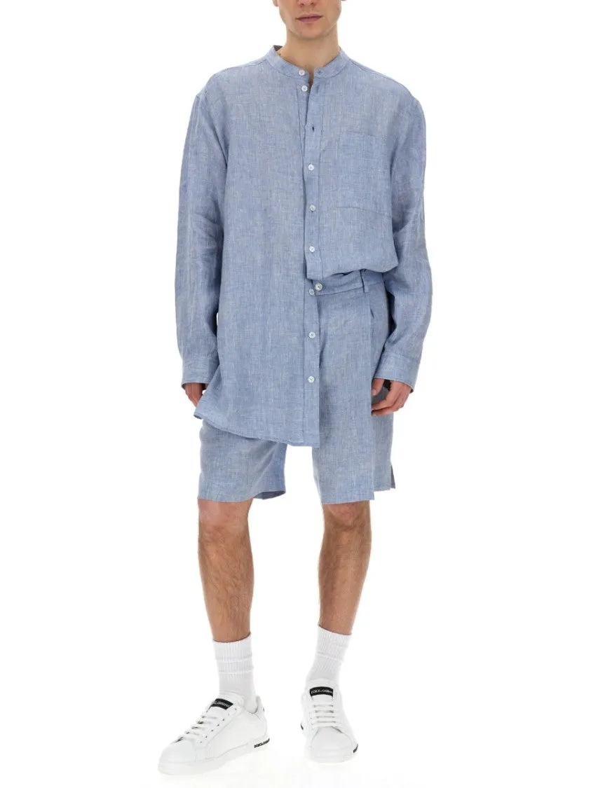 Linen Bermuda Shorts