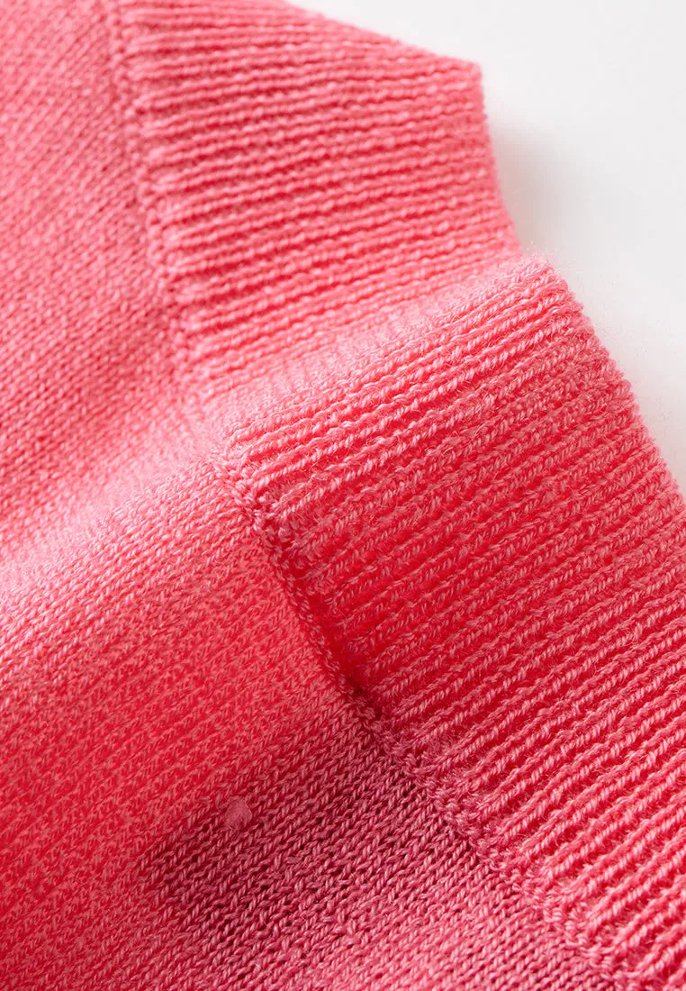 Logo-jacquard Knitted Top