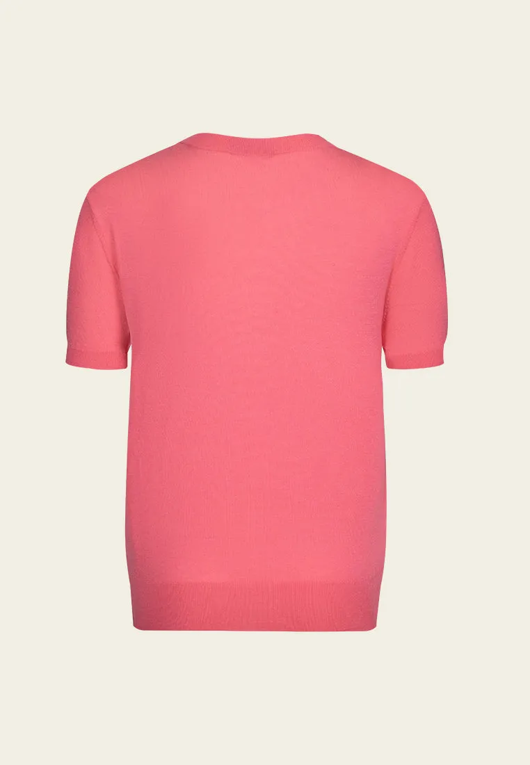 Logo-jacquard Knitted Top