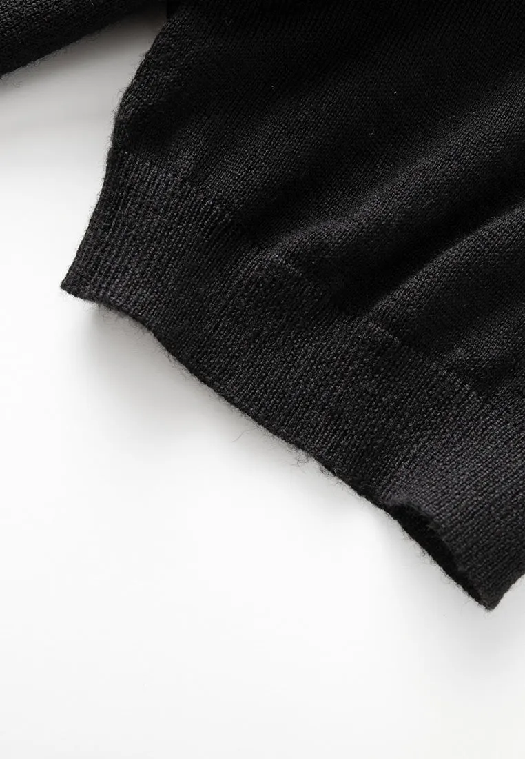 Logo-jacquard Knitted Top