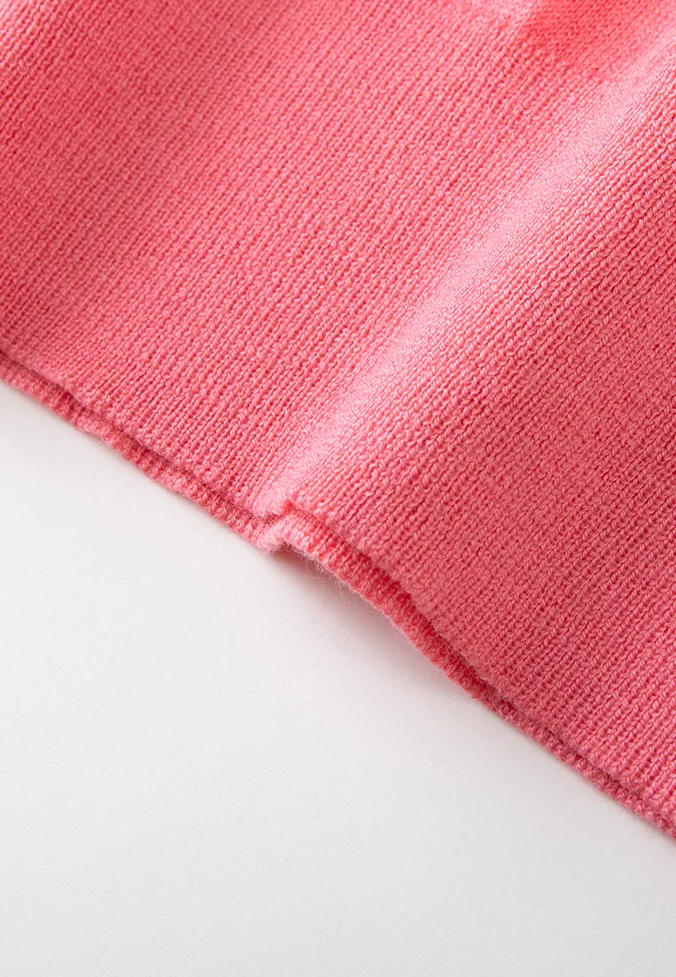 Logo-jacquard Knitted Top