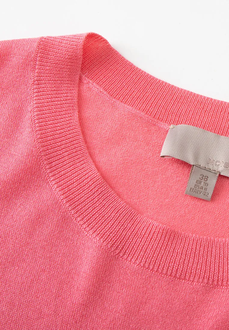 Logo-jacquard Knitted Top