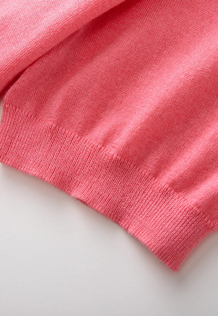 Logo-jacquard Knitted Top
