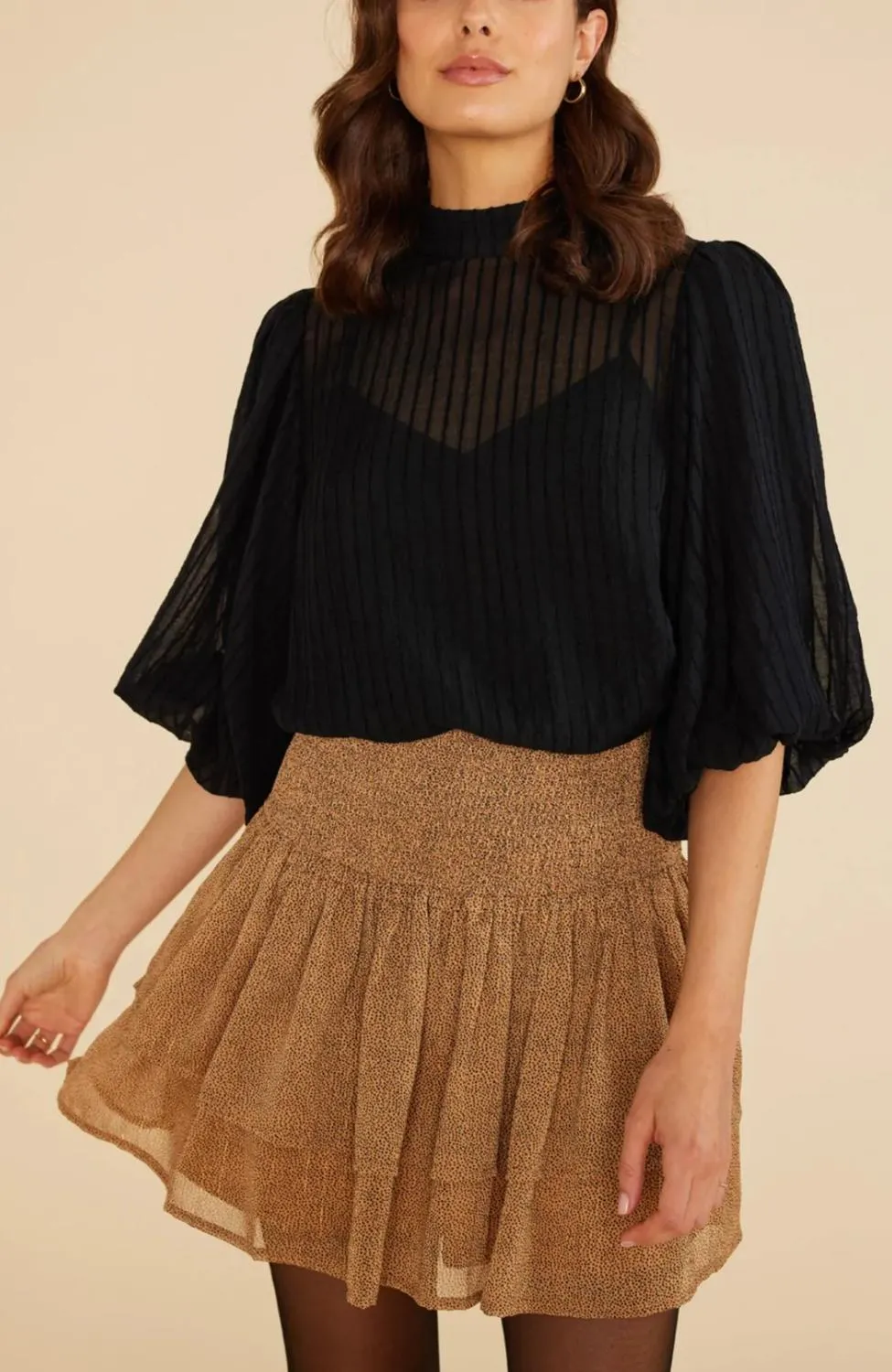 Luca Mini Skirt In Leopard